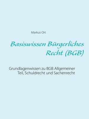 cover image of Basiswissen Bürgerliches Recht (BGB)